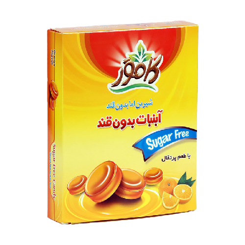 آبنبات پرتقال کامور (6عددی)