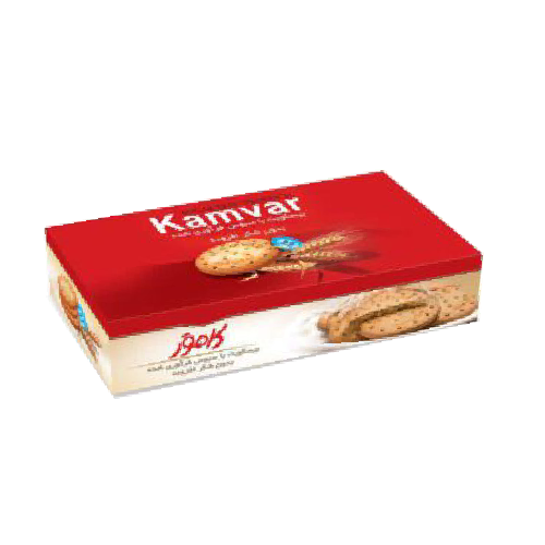 بیسکویت 900 گرمی سبوسدار فرآوری شده جعبه کامور (4عددی)