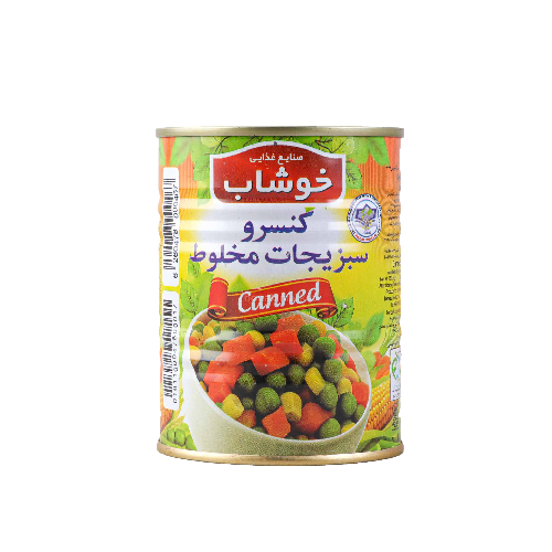 کنسرو سبزیجات مخلوط خوشاب