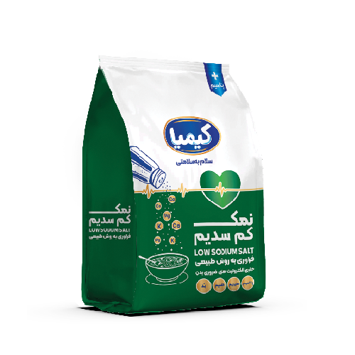نمک رژیمی سلفونی 500 گرم سبز رنگ کیمیا